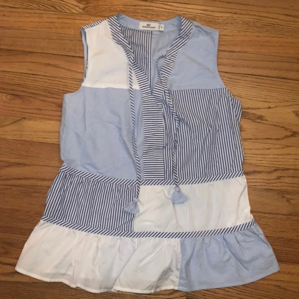 Vineyard Vines Patchwork Blouse